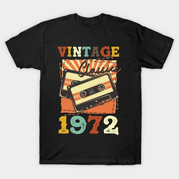 Vintage 1972 Classics T-Shirt by Cooldruck